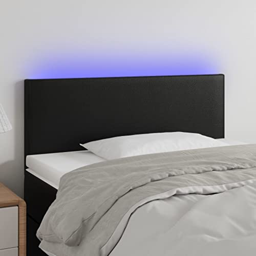 Qnhdfrt LED Kopfteil 90x5x78/88 cm Schwarz Kunstleder Höhenverstellbar Zuschneidbarer RGB Streifen Modernes Bettkopfteil mit Wandpolster Komfort für Schlafzimmer Qnhdfrt LED Kopfteil 90x5x78/88 cm Schwarz Kunstleder Höhenverstellbar Zuschneidbarer RGB Streifen Modernes Bettkopfteil mit Wandpolster Komfort für Schlafzimmer von Qnhdfrt