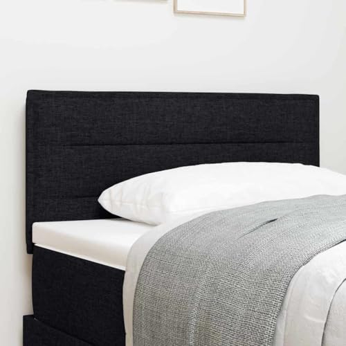 Qnhdfrt LED Kopfteil Schwarz 100 cm Modernes Stoff Headboard mit sanfter USB Beleuchtung Höhenverstellbar für Erwachsene Bett Rückenlehne Schlafzimmer Qnhdfrt LED Kopfteil Schwarz 100 cm Modernes Stoff Headboard mit sanfter USB Beleuchtung Höhenverstellbar für Erwachsene Bett Rückenlehne Schlafzimmer von Qnhdfrt