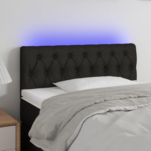 Qnhdfrt LED Kopfteil Schwarz 90x7x78/88 cm Stoff mit RGB Leiste Höhenverstellbar Modernes Bett Kopfteil Bequeme Rückenlehne für Schlafzimmer und Gästezimmer Qnhdfrt LED Kopfteil Schwarz 90x7x78/88 cm Stoff mit RGB Leiste Höhenverstellbar Modernes Bett Kopfteil Bequeme Rückenlehne für Schlafzimmer und Gästezimmer von Qnhdfrt