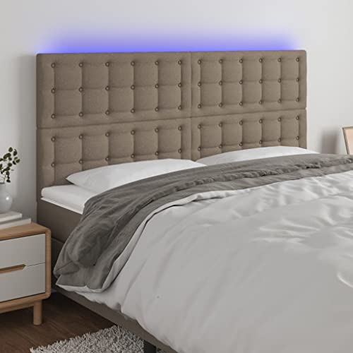 Qnhdfrt LED Kopfteil Taupe 180 cm Breit Höhenverstellbar 118 128 cm Massivholzrahmen Bunte RGB Beleuchtung Modernes Design für Schlafzimmer Jugendzimmer Qnhdfrt LED Kopfteil Taupe 180 cm Breit Höhenverstellbar 118 128 cm Massivholzrahmen Bunte RGB Beleuchtung Modernes Design für Schlafzimmer Jugendzimmer von Qnhdfrt