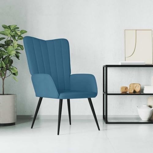 Qnhdfrt Lounge Sessel Blau Samt Armchair 61x70x96,5 cm Modernes Design mit gerader Ziernaht Schaumstoffpolsterung Stahlrahmen Langlebiger Lesesessel Balkon und Schlafzimmer geeignet Qnhdfrt Lounge Sessel Blau Samt Armchair 61x70x96,5 cm Modernes Design mit gerader Ziernaht Schaumstoffpolsterung Stahlrahmen Langlebiger Lesesessel Balkon und Schlafzimmer geeignet von Qnhdfrt