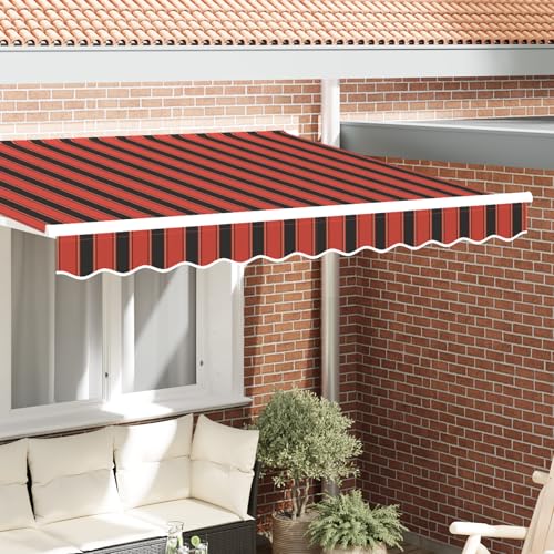 Qnhdfrt Markisenvolant Gestreift Mehrfarbig Dunkelorange Schwarz Gelb für 3 m Rahmen 2,8x0,2 m Rechteckig Polyester Matt Außenbereich Dekoration Terrasse Garten Balkon Qnhdfrt Markisenvolant Gestreift Mehrfarbig Dunkelorange Schwarz Gelb für 3 m Rahmen 2,8x0,2 m Rechteckig Polyester Matt Außenbereich Dekoration Terrasse Garten Balkon von Qnhdfrt