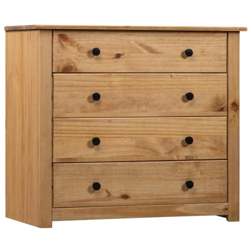 Qnhdfrt Massives Kiefernholz Sideboard Beistellschrank 80x40x73 cm Natur mit 4 Schubladen für Wohnzimmer Küche Flur Dekorativ Robust und Praktisch Qnhdfrt Massives Kiefernholz Sideboard Beistellschrank 80x40x73 cm Natur mit 4 Schubladen für Wohnzimmer Küche Flur Dekorativ Robust und Praktisch von Qnhdfrt