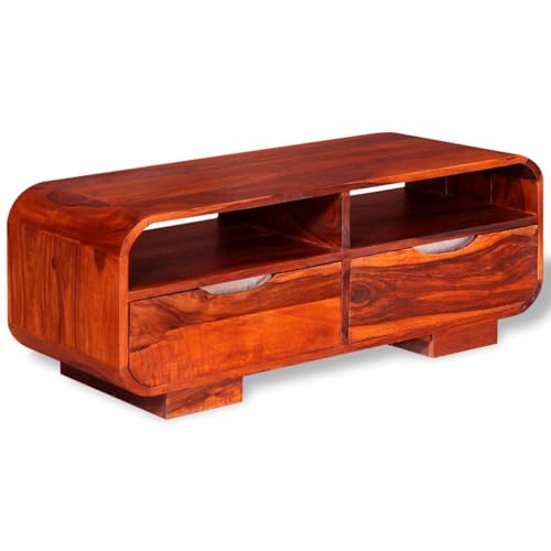 Qnhdfrt Massivholz Couchtisch Palisander Beistelltisch 90x40x35 cm mit Schubladen und Ablagen Robuste Tischplatte Elegantes Design für Wohnzimmer Qnhdfrt Massivholz Couchtisch Palisander Beistelltisch 90x40x35 cm mit Schubladen und Ablagen Robuste Tischplatte Elegantes Design für Wohnzimmer von Qnhdfrt
