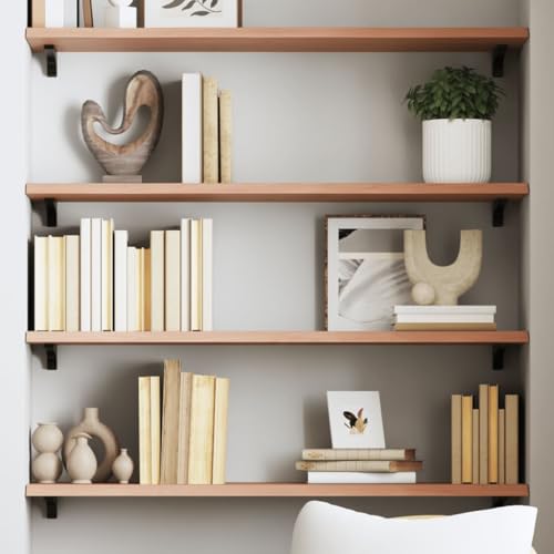 Qnhdfrt Massivholz Eiche Wandregal Hellbraun 100x30x2 cm mit Naturkante - Rustikales Regalbrett für Wandmontage als Bücherregal, Badregal oder Küchenregal in Wohnzimmer, Badezimmer Qnhdfrt Massivholz Eiche Wandregal Hellbraun 100x30x2 cm mit Naturkante - Rustikales Regalbrett für Wandmontage als Bücherregal, Badregal oder Küchenregal in Wohnzimmer, Badezimmer von Qnhdfrt