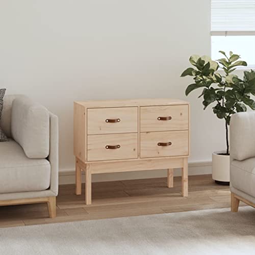 Qnhdfrt Massivholz Kiefer Beistellschrank 90x40x78 cm mit 4 Schubladen für Wohnzimmer Schlafzimmer Büro Rustikales Design Viel Stauraum Qnhdfrt Massivholz Kiefer Beistellschrank 90x40x78 cm mit 4 Schubladen für Wohnzimmer Schlafzimmer Büro Rustikales Design Viel Stauraum von Qnhdfrt