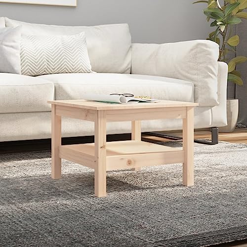 Qnhdfrt Massivholz Kiefer Couchtisch 55x55x40 cm mit Regal Rustikaler Beistelltisch für Wohnzimmer Kleiner Tisch mit Stauraum Qnhdfrt Massivholz Kiefer Couchtisch 55x55x40 cm mit Regal Rustikaler Beistelltisch für Wohnzimmer Kleiner Tisch mit Stauraum von Qnhdfrt