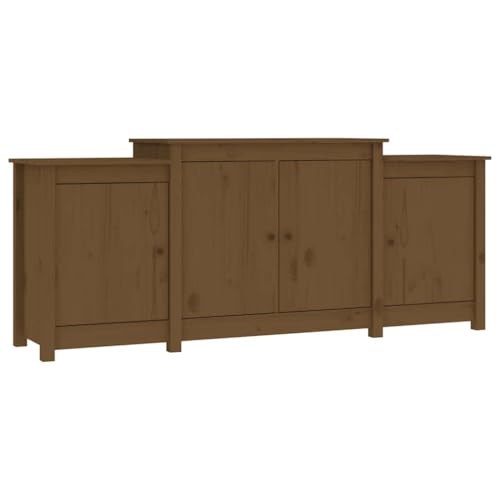 Qnhdfrt Massivholz Kiefer Sideboard Landhausstil Honigbraun 164x37x68 cm mit 8 Fächern Robuster Stauraum für Wohnzimmer Küche und Flur Qnhdfrt Massivholz Kiefer Sideboard Landhausstil Honigbraun 164x37x68 cm mit 8 Fächern Robuster Stauraum für Wohnzimmer Küche und Flur von Qnhdfrt