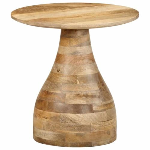 Qnhdfrt Massivholz Mango Beistelltisch Rund Klein Ø40x40 cm mit Sandstrahl-Finish Robust und Vielseitig für Couchtisch Nachttisch und Laptoptisch in Innenräumen Qnhdfrt Massivholz Mango Beistelltisch Rund Klein Ø40x40 cm mit Sandstrahl-Finish Robust und Vielseitig für Couchtisch Nachttisch und Laptoptisch in Innenräumen von Qnhdfrt