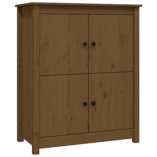 Qnhdfrt Massivholz Sideboard Kiefer Honigbraun 83x41,5x100 cm Landhausstil Kommode mit 4 Fächern für Wohnzimmer Flur Küche Qnhdfrt Massivholz Sideboard Kiefer Honigbraun 83x41,5x100 cm Landhausstil Kommode mit 4 Fächern für Wohnzimmer Flur Küche von Qnhdfrt