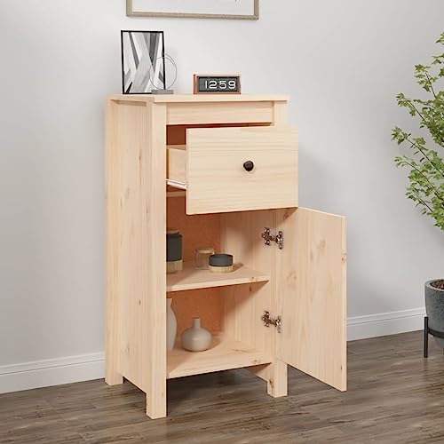 Qnhdfrt Massivholz Sideboard Kiefer Unbehandelt 40x35x80 cm Schrank mit Stauraum Stabiler Oberplatte für Wohnzimmer Flur oder Büro Rustikales Möbel Qnhdfrt Massivholz Sideboard Kiefer Unbehandelt 40x35x80 cm Schrank mit Stauraum Stabiler Oberplatte für Wohnzimmer Flur oder Büro Rustikales Möbel von Qnhdfrt