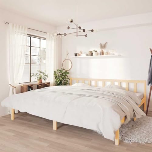 Qnhdfrt Massivholzbett Kiefer 200x200 cm Bettgestell mit Lattenrost Modernes Design Robust und Langlebig für Schlafzimmer Gästezimmer Qnhdfrt Massivholzbett Kiefer 200x200 cm Bettgestell mit Lattenrost Modernes Design Robust und Langlebig für Schlafzimmer Gästezimmer von Qnhdfrt