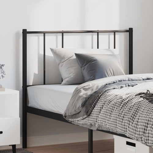 Qnhdfrt Metall Bettkopfteil Schwarz 100 cm Breit Modernes Kopfteil aus Stahl Pulverbeschichtet Robuste Rückenlehne für Matratze 100 cm Kompatibel mit Rundrohrbettgestellen für Schlafzimmer Qnhdfrt Metall Bettkopfteil Schwarz 100 cm Breit Modernes Kopfteil aus Stahl Pulverbeschichtet Robuste Rückenlehne für Matratze 100 cm Kompatibel mit Rundrohrbettgestellen für Schlafzimmer von Qnhdfrt