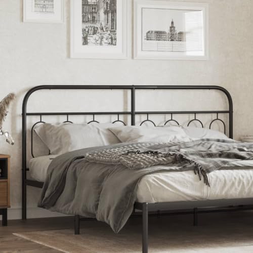 Qnhdfrt Metall Bettkopfteil Schwarz 198 x 100 cm Modernes Design Robuste Stahl Rückenlehne für 193 cm Matratzen Geeignet zum Lesen und Fernsehen für Schlafzimmer Qnhdfrt Metall Bettkopfteil Schwarz 198 x 100 cm Modernes Design Robuste Stahl Rückenlehne für 193 cm Matratzen Geeignet zum Lesen und Fernsehen für Schlafzimmer von Qnhdfrt
