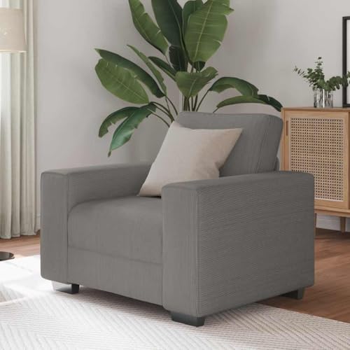 Qnhdfrt Moderner Cordstoff Relaxsessel Hellgrau 60 cm Sitzbreite mit Sperrholz-Armlehnen für Komfortables Entspannen in Wohnzimmer Büro oder Schlafzimmer Qnhdfrt Moderner Cordstoff Relaxsessel Hellgrau 60 cm Sitzbreite mit Sperrholz-Armlehnen für Komfortables Entspannen in Wohnzimmer Büro oder Schlafzimmer von Qnhdfrt