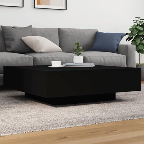 Qnhdfrt Moderner Couchtisch mit RGB-LED-Leuchten Schwarz Holzwerkstoff 100x100x31 cm für Wohnzimmer Beistelltisch oder Nachttisch Qnhdfrt Moderner Couchtisch mit RGB-LED-Leuchten Schwarz Holzwerkstoff 100x100x31 cm für Wohnzimmer Beistelltisch oder Nachttisch von Qnhdfrt