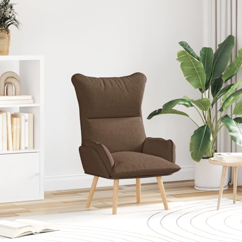 Qnhdfrt Moderner Ergonomischer Relaxsessel Braun Stoff Naturholz Sessel für Wohnzimmer Büro Schlafzimmer Bequem und Langlebig mit 100 kg Tragfähigkeit Qnhdfrt Moderner Ergonomischer Relaxsessel Braun Stoff Naturholz Sessel für Wohnzimmer Büro Schlafzimmer Bequem und Langlebig mit 100 kg Tragfähigkeit von Qnhdfrt