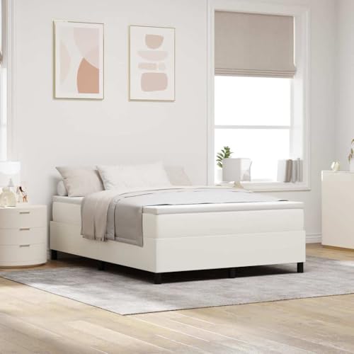 Qnhdfrt Modernes Bettgestell Creme 140x200 cm aus Holzwerkstoff mit Verstellbaren Armlehnen und Gewölbtem Lattenrost für Schlafzimmer Robustes Design bis 200 kg Qnhdfrt Modernes Bettgestell Creme 140x200 cm aus Holzwerkstoff mit Verstellbaren Armlehnen und Gewölbtem Lattenrost für Schlafzimmer Robustes Design bis 200 kg von Qnhdfrt