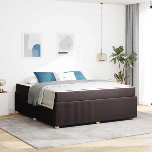 Qnhdfrt Modernes Bettgestell Dunkelbraun 180 x 200 cm mit Schaumstoffmatratze Stilvolles Stoffbett für Schlafzimmer mit Hohem Komfort und Langlebigkeit Qnhdfrt Modernes Bettgestell Dunkelbraun 180 x 200 cm mit Schaumstoffmatratze Stilvolles Stoffbett für Schlafzimmer mit Hohem Komfort und Langlebigkeit von Qnhdfrt