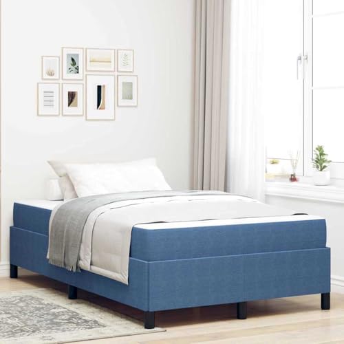 Qnhdfrt Modernes Bettgestell mit hochdichter Schaummatratze 120 x 200 cm in Blau Cordstoff Minimalistisches Design & Robuste Holzstruktur für Schlafzimmer und Gästezimmer Qnhdfrt Modernes Bettgestell mit hochdichter Schaummatratze 120 x 200 cm in Blau Cordstoff Minimalistisches Design & Robuste Holzstruktur für Schlafzimmer und Gästezimmer von Qnhdfrt