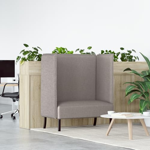 Qnhdfrt Modernes Hochlehner Ecksofa Taupe Stoff Zweisitzer Klein 109x56x121 cm Ergonomisch Bequem für Wohnzimmer und Bürolounge Sofa Qnhdfrt Modernes Hochlehner Ecksofa Taupe Stoff Zweisitzer Klein 109x56x121 cm Ergonomisch Bequem für Wohnzimmer und Bürolounge Sofa von Qnhdfrt