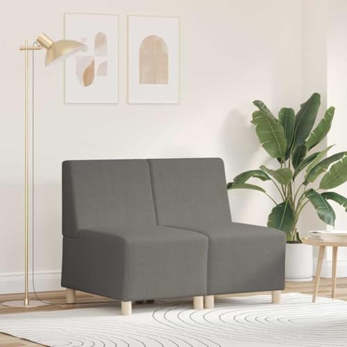 Qnhdfrt Modulares 2er Sofa Hellgrau 55 x 55 x 45 cm aus Cordstoff, Armlehnenfreies Couch & Schlafsofa für kleine Räume, Modernes Design für Living Room, Jugendzimmer, Balkon und Esszimmer Qnhdfrt Modulares 2er Sofa Hellgrau 55 x 55 x 45 cm aus Cordstoff, Armlehnenfreies Couch & Schlafsofa für kleine Räume, Modernes Design für Living Room, Jugendzimmer, Balkon und Esszimmer von Qnhdfrt