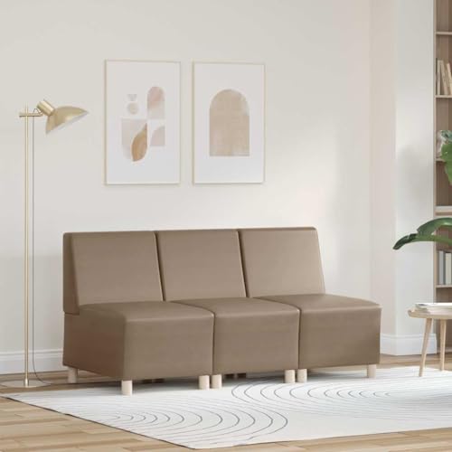 Qnhdfrt Modulares Armfreies Sofa 3er Set Cappuccino 55x55x45 cm Kunstleder Fleckenresistent & Kratzfest Modernes Design für Wohnzimmer Jugendzimmer Balkon und Küche Qnhdfrt Modulares Armfreies Sofa 3er Set Cappuccino 55x55x45 cm Kunstleder Fleckenresistent & Kratzfest Modernes Design für Wohnzimmer Jugendzimmer Balkon und Küche von Qnhdfrt