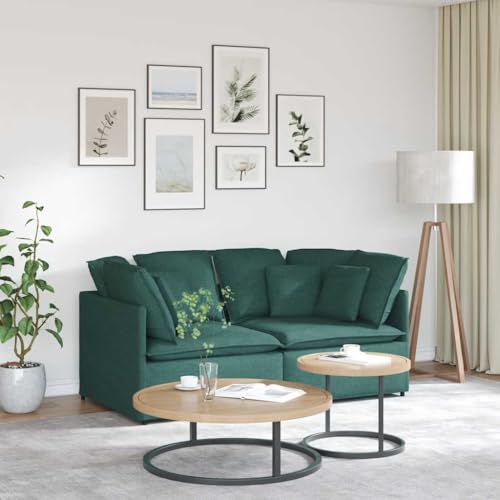 Qnhdfrt Modulares Eck Sofa Dunkelgrün mit Kissen, Eckcouch Set aus Stoff für Wohnzimmer, 200x100x64 cm, Weiche Polsterung und Metallrahmen, Flexibles Design für Sitzecke und Lounge Qnhdfrt Modulares Eck Sofa Dunkelgrün mit Kissen, Eckcouch Set aus Stoff für Wohnzimmer, 200x100x64 cm, Weiche Polsterung und Metallrahmen, Flexibles Design für Sitzecke und Lounge von Qnhdfrt