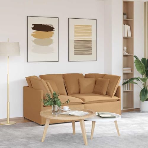 Qnhdfrt Modulares Ecksofa mit Kissen Beige Lammwolloptik Stoff 200x100 cm Weiche Polsterung und Stabiler Rahmen für Wohnzimmer Loungebereiche Qnhdfrt Modulares Ecksofa mit Kissen Beige Lammwolloptik Stoff 200x100 cm Weiche Polsterung und Stabiler Rahmen für Wohnzimmer Loungebereiche von Qnhdfrt