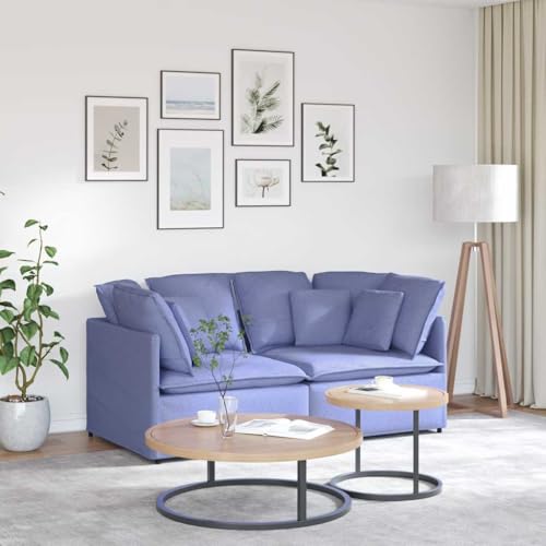 Qnhdfrt Modulares Ecksofa mit Kissen Stoff Jeansblau 200x100 cm für Wohnzimmer und Loungebereich – Elegantes Design Hoher Komfort und Langlebigkeit Qnhdfrt Modulares Ecksofa mit Kissen Stoff Jeansblau 200x100 cm für Wohnzimmer und Loungebereich – Elegantes Design Hoher Komfort und Langlebigkeit von Qnhdfrt