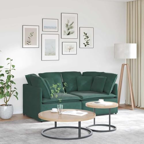 Qnhdfrt Modulares Ecksofa mit Samtkissen Dunkelgrün 200x100x64 cm Flexibles Design für Wohnzimmer Sitzecke und Loungebereich Qnhdfrt Modulares Ecksofa mit Samtkissen Dunkelgrün 200x100x64 cm Flexibles Design für Wohnzimmer Sitzecke und Loungebereich von Qnhdfrt