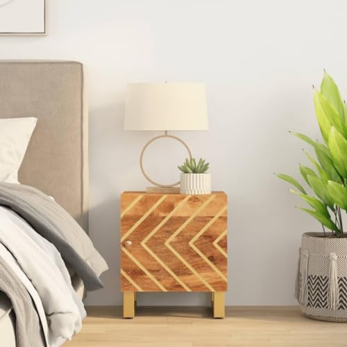 Qnhdfrt Nachttisch Braun Schwarz Massivholz Mango Schmaler Beistelltisch mit Tür Schlafzimmer Kommode Qnhdfrt Nachttisch Braun Schwarz Massivholz Mango Schmaler Beistelltisch mit Tür Schlafzimmer Kommode von Qnhdfrt
