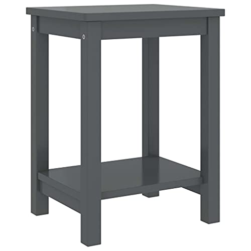 Qnhdfrt Nachttisch Dunkelgrau 35x30x47 cm Massivholz Kiefer Schmaler Beistelltisch mit Ablage Modernes Design für Schlafzimmer Qnhdfrt Nachttisch Dunkelgrau 35x30x47 cm Massivholz Kiefer Schmaler Beistelltisch mit Ablage Modernes Design für Schlafzimmer von Qnhdfrt