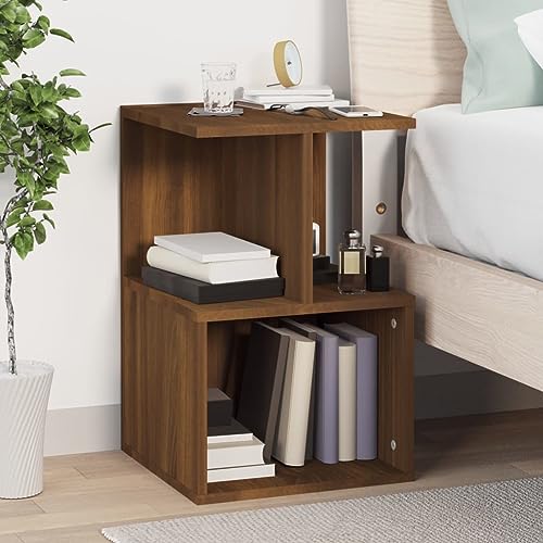 Qnhdfrt Nachttisch Klein Schmal Braun Eichen-Optik Holzwerkstoff 35x35x55 cm Mit Offenem Fach Stabiler Beistellschrank Für Schlafzimmer Qnhdfrt Nachttisch Klein Schmal Braun Eichen-Optik Holzwerkstoff 35x35x55 cm Mit Offenem Fach Stabiler Beistellschrank Für Schlafzimmer von Qnhdfrt