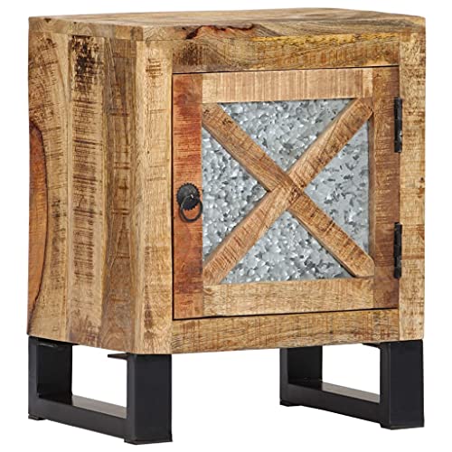 Qnhdfrt Nachttisch Massivholz Mangoholz 40x30x50 cm mit Stauraum und Stahlbeinen für Schlafzimmer Naturfarben Qnhdfrt Nachttisch Massivholz Mangoholz 40x30x50 cm mit Stauraum und Stahlbeinen für Schlafzimmer Naturfarben von Qnhdfrt