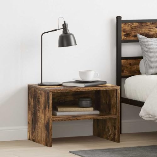 Qnhdfrt Nachttisch Räuchereiche Holzwerkstoff 40x30x30 cm Kommode mit Stauraum Beistelltisch für Schlafzimmer und Wohnzimmer Qnhdfrt Nachttisch Räuchereiche Holzwerkstoff 40x30x30 cm Kommode mit Stauraum Beistelltisch für Schlafzimmer und Wohnzimmer von Qnhdfrt