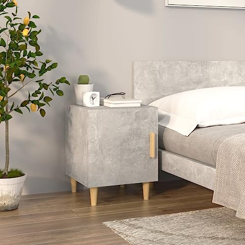 Qnhdfrt Nachttisch Schmal Holzbasiert Betongrau 40x40x50 cm Modernes Design Mit Tür Praktischer Stauraum Für Schlafzimmer Qnhdfrt Nachttisch Schmal Holzbasiert Betongrau 40x40x50 cm Modernes Design Mit Tür Praktischer Stauraum Für Schlafzimmer von Qnhdfrt