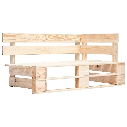 Qnhdfrt Paletten Eckbank Gartenbank Outdoor Bank aus imprägniertem Kiefernholz Eck Sitzbank für Terrasse Balkon Garten 110x65x55 cm Natürliche Holzfarbe Qnhdfrt Paletten Eckbank Gartenbank Outdoor Bank aus imprägniertem Kiefernholz Eck Sitzbank für Terrasse Balkon Garten 110x65x55 cm Natürliche Holzfarbe von Qnhdfrt