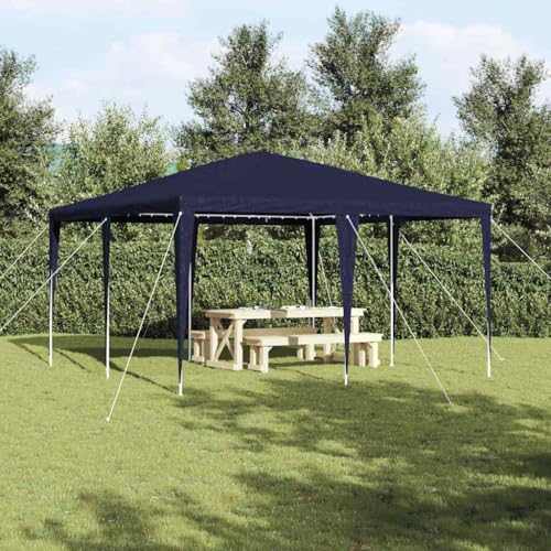 Qnhdfrt Partyzelt Blau 4x4 m PE Rechteckiges Gartenzelt für Outdoor-Events mit Stahlrahmen und wasserabweisendem Polyester für bis zu 10 Personen Qnhdfrt Partyzelt Blau 4x4 m PE Rechteckiges Gartenzelt für Outdoor-Events mit Stahlrahmen und wasserabweisendem Polyester für bis zu 10 Personen von Qnhdfrt