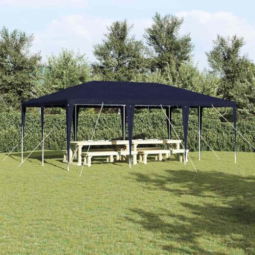 Qnhdfrt Partyzelt Blau 6 x 4 m PE Gartenpavillon mit wasserdichtem Polyester und stabilem Stahlrahmen für Outdoor Events Grillabende und Camping Qnhdfrt Partyzelt Blau 6 x 4 m PE Gartenpavillon mit wasserdichtem Polyester und stabilem Stahlrahmen für Outdoor Events Grillabende und Camping von Qnhdfrt