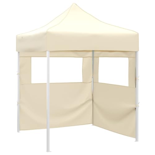 Qnhdfrt Partyzelt Faltbar 2x2m mit 2 Seitenwänden UV und Wasserbeständig für Garten Camping Grillen Festivals Creme Qnhdfrt Partyzelt Faltbar 2x2m mit 2 Seitenwänden UV und Wasserbeständig für Garten Camping Grillen Festivals Creme von Qnhdfrt