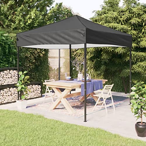 Qnhdfrt Partyzelt Faltbar Anthrazit 200 x 200 x 235 cm und wasserabweisend mit Stahlrahmen für Garten Grillpartys Camping und Outdoor Events Qnhdfrt Partyzelt Faltbar Anthrazit 200 x 200 x 235 cm und wasserabweisend mit Stahlrahmen für Garten Grillpartys Camping und Outdoor Events von Qnhdfrt