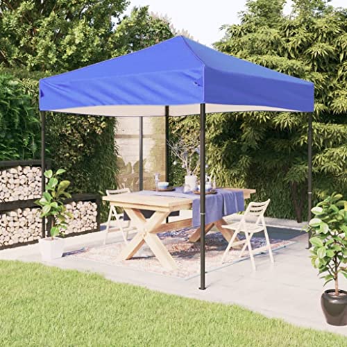 Qnhdfrt Partyzelt Faltbar Blau 3x3 m Gartenpavillon mit UV Schutz und wasserabweisendem Dach Stahlrahmen für Camping Grillpartys und Outdoor Events Qnhdfrt Partyzelt Faltbar Blau 3x3 m Gartenpavillon mit UV Schutz und wasserabweisendem Dach Stahlrahmen für Camping Grillpartys und Outdoor Events von Qnhdfrt