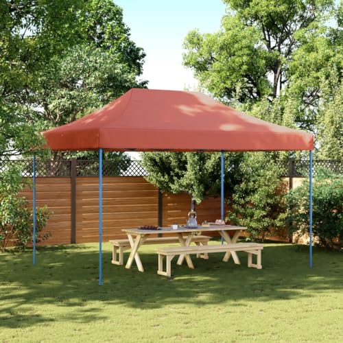Qnhdfrt Partyzelt Faltbar Pop Up Terrakottarot 410 x 279 x 315 cm Wasserdichtes Oxford Gewebe mit PVC Beschichtung für Garten Grillpartys und Outdoor Events Qnhdfrt Partyzelt Faltbar Pop Up Terrakottarot 410 x 279 x 315 cm Wasserdichtes Oxford Gewebe mit PVC Beschichtung für Garten Grillpartys und Outdoor Events von Qnhdfrt