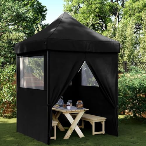 Qnhdfrt Partyzelt Faltbar Pop Up mit 4 Seitenteilen Schwarz 200 x 200 x 306 cm Gartenzelt Wasserdicht für Outdoor Events Grillpartys Camping Qnhdfrt Partyzelt Faltbar Pop Up mit 4 Seitenteilen Schwarz 200 x 200 x 306 cm Gartenzelt Wasserdicht für Outdoor Events Grillpartys Camping von Qnhdfrt