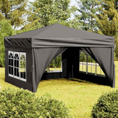 Qnhdfrt Partyzelt Faltbar mit Seitenwänden Anthrazit 3x3 m Robuster Pavillon für Garten Camping und Outdoor Events UV Schutz und Wasserdicht Qnhdfrt Partyzelt Faltbar mit Seitenwänden Anthrazit 3x3 m Robuster Pavillon für Garten Camping und Outdoor Events UV Schutz und Wasserdicht von Qnhdfrt