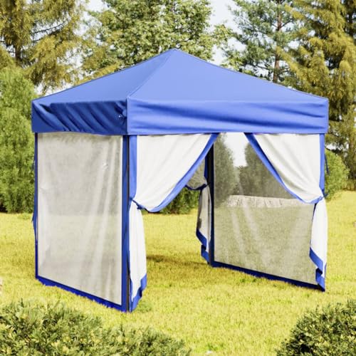 Qnhdfrt Partyzelt Faltbar mit Seitenwänden Blau 2x2 m Robuster Pavillon für Garten Camping und Outdoor Events und wasserabweisend Qnhdfrt Partyzelt Faltbar mit Seitenwänden Blau 2x2 m Robuster Pavillon für Garten Camping und Outdoor Events und wasserabweisend von Qnhdfrt