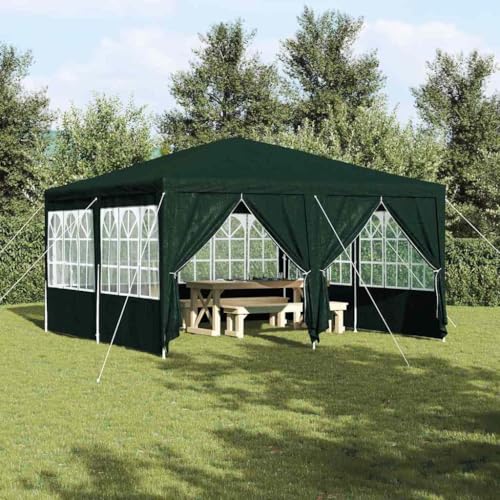 Qnhdfrt Partyzelt Grün 4x4 Meter Robuster Pavillon mit Wasserdichtem PE-Dach und UV-Schutz für Gartenpartys Hochzeiten Camping Qnhdfrt Partyzelt Grün 4x4 Meter Robuster Pavillon mit Wasserdichtem PE-Dach und UV-Schutz für Gartenpartys Hochzeiten Camping von Qnhdfrt