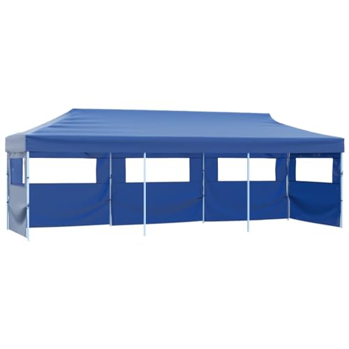Qnhdfrt Partyzelt faltbar 3x9 m Blau mit 5 Seitenwänden UV- und wasserbeständig für Garten Camping und Outdoor Events Qnhdfrt Partyzelt faltbar 3x9 m Blau mit 5 Seitenwänden UV- und wasserbeständig für Garten Camping und Outdoor Events von Qnhdfrt