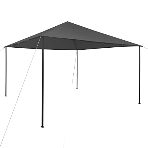 Qnhdfrt Pavillon 4x4x3 m Anthrazit Grillpavillon mit Stahlrahmen und UV-beständigem Oxford-Gewebe für Garten Camping und Familienfeiern Qnhdfrt Pavillon 4x4x3 m Anthrazit Grillpavillon mit Stahlrahmen und UV-beständigem Oxford-Gewebe für Garten Camping und Familienfeiern von Qnhdfrt